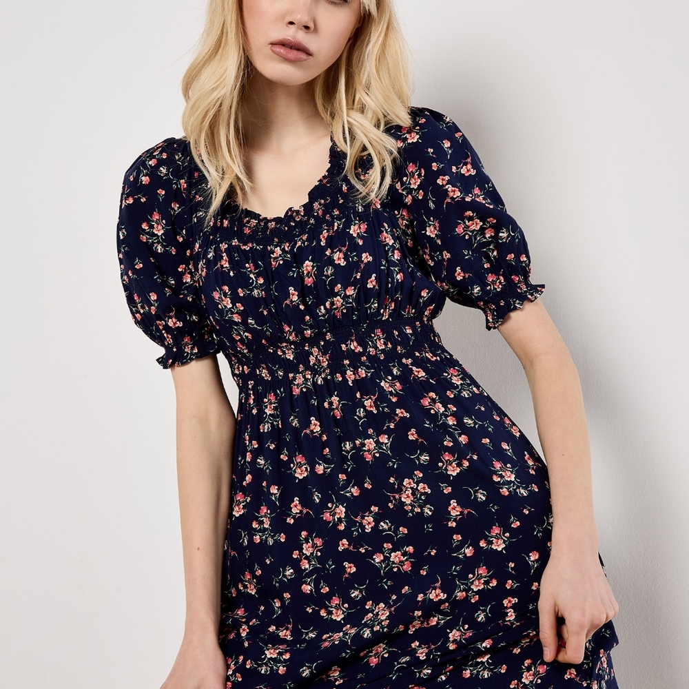 Floral milkmaid Dress